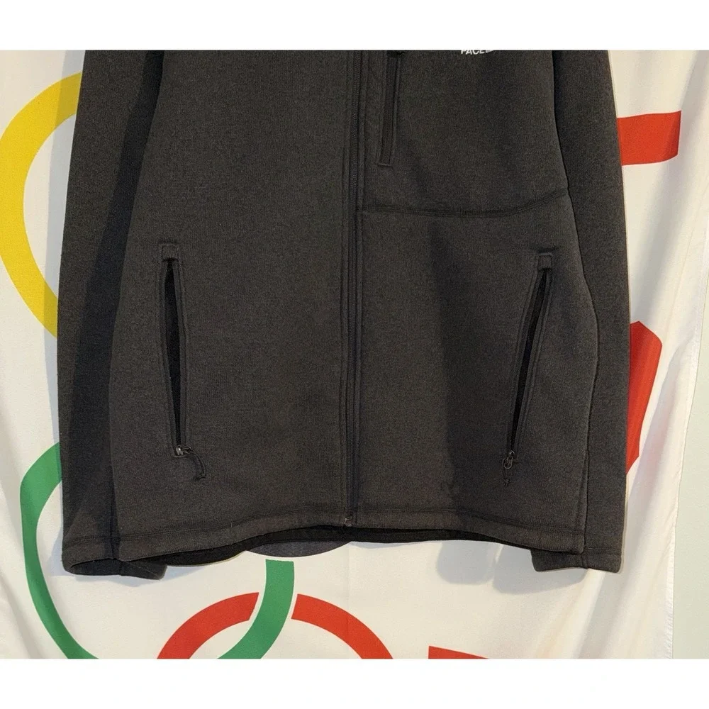 The North Face Full Zip Sweater Mens XL Heather Black